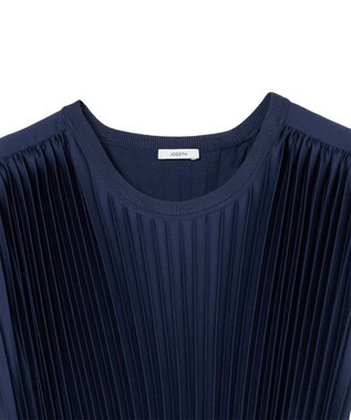 JOSEPH ニットウィーブプリッセドレス VOLTA Indigo