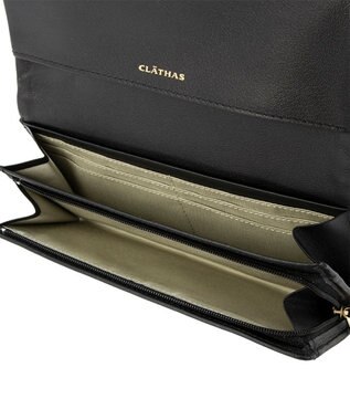CLATHAS リラン かぶせ長財布 ブラック
