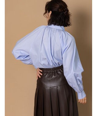 Te chichi 【泉 里香さん着用・Oggi.jp10/23掲載】ビッグリボン2WAYブラウス サックスブルー