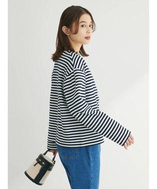 Green Parks 鹿の子カットカーディガン Border