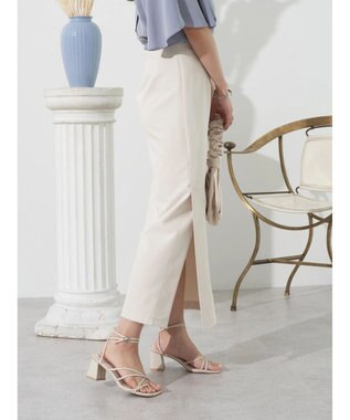 earth music&ecology マルチＷＡＹサス付タイトスカート Ivory