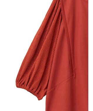 Green Parks 袖表面ドッキングカットプルオーバー Terracotta