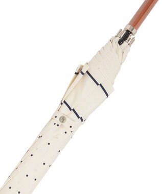 MOONBAT POLO RALPH LAUREN（ポロ ラルフローレン)ドット ポロポニー 雨傘 長傘 ジャンプ傘 オフホワイト
