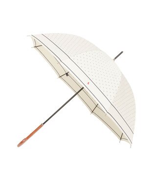 MOONBAT POLO RALPH LAUREN（ポロ ラルフローレン)ドット ポロポニー 雨傘 長傘 ジャンプ傘 オフホワイト