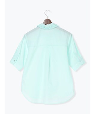 Te chichi ミニフリルトリムカラーブラウス ミント