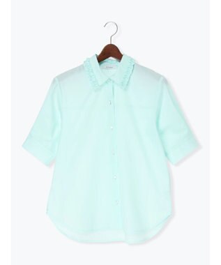 Te chichi ミニフリルトリムカラーブラウス ミント