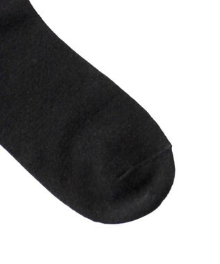 WEGO バックロゴアンクルソックス ブラック