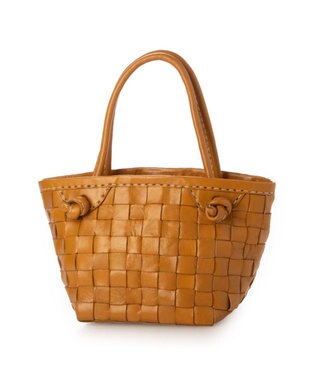 UNBILLION ピークスピーク PEAKS PEAK / 牛革レザーメッシュ3wayトートS キャメル