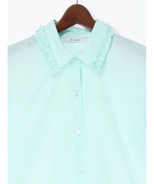 Te chichi ミニフリルトリムカラーブラウス ミント