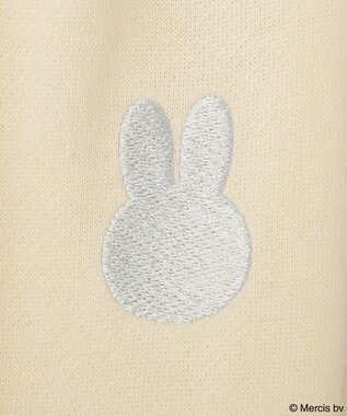 earth music&ecology 【予約】miffy/earth 刺繍スウェットパンツ クリーム