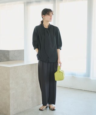 #Newans 【洗濯機可能/シワになりにくい】ラビットタイシャツ ブラック