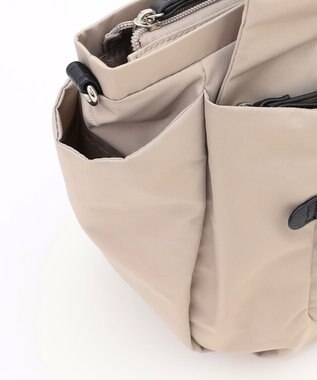 LA BAGAGERIE 【MONICA】ラウンド2WAYトートバッグ ライトグレー