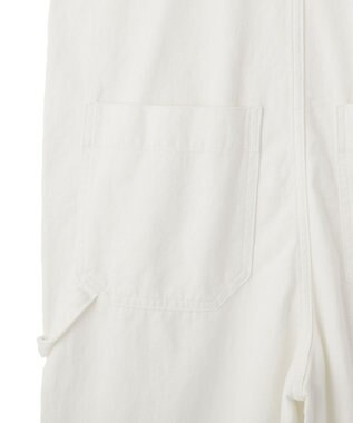 YECCA VECCA 綿麻ツイルサロペット Off White