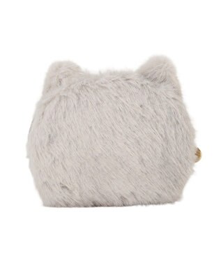 Maison de FLEUR ねこフェイスポーチ Light Gray