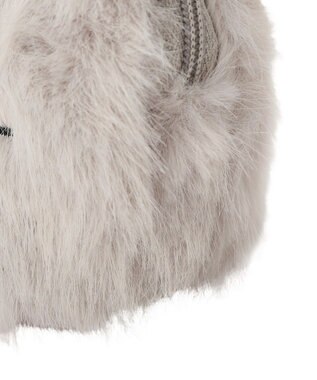 Maison de FLEUR ねこフェイスポーチ Light Gray