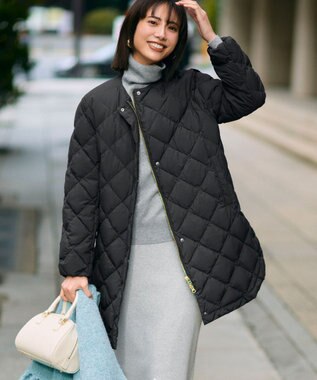 【自宅で洗濯OK / 軽量で暖かい】TAIONコラボ 2WAY キルティングダウン