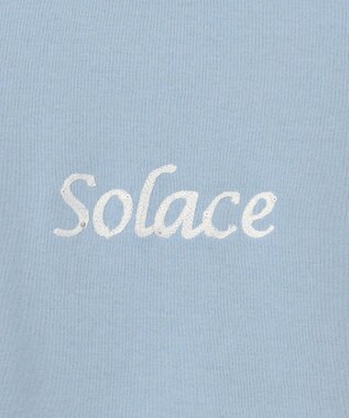 J.PRESS LADIES S 刺繍ロゴ Tシャツ サックスブルー系