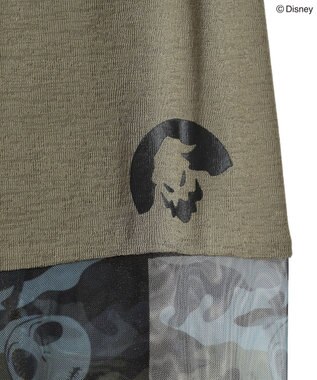 Green Parks ナイトメア／袖シアーＴシャツ Khaki