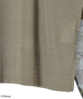 Green Parks ナイトメア／袖シアーＴシャツ Khaki