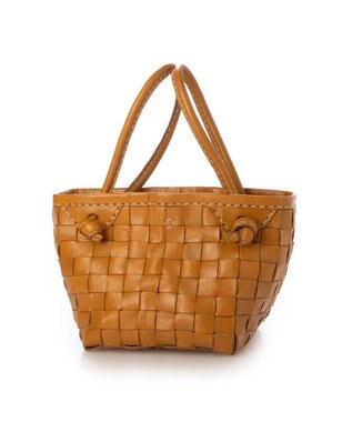 UNBILLION ピークスピーク PEAKS PEAK / 牛革レザーメッシュ3wayトートS キャメル