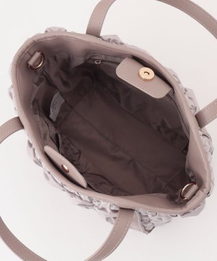 LA BAGAGERIE ポップコーンキルト2WAYトート Sサイズ グレージュ