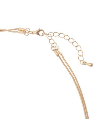 earth music&ecology レイヤードチェーンメダリオンネックレス Gold