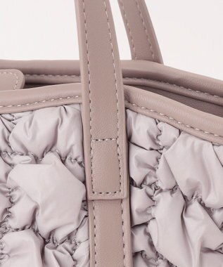 LA BAGAGERIE ポップコーンキルト2WAYトート Sサイズ グレージュ