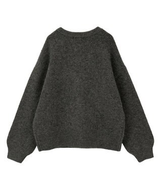 Green Parks ｆｕｗａっと袖パフニットプルオーバー Gray Mixture