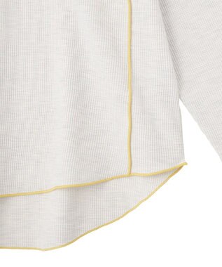 AMERICAN HOLIC 【WEB限定】ワッフル配色メロープルオーバー Oatmeal