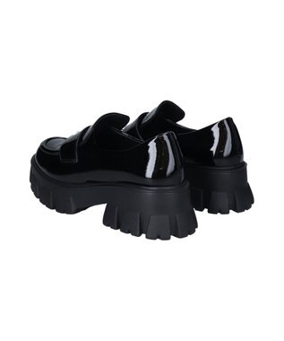 Bridget Birkin 【PARADIS COULEUR】防滑トラックソールローファー ブラックエナメル