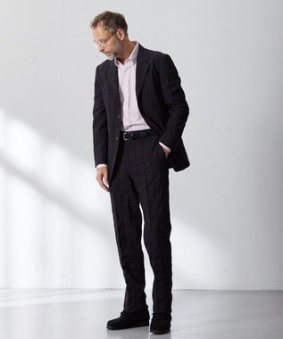 J.PRESS MEN J.PRESSアーカイヴパターン ダークチェックサッカー ジャケット ダークブラウン系4