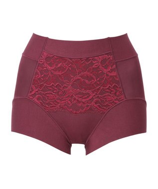 BRADELIS New York 【BRADELIS NewYork peace】綿混キャッチFITショーツ23 ブラデリス 補正下着 ワイン