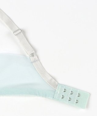 Wing ブラジャー 汗のベタつきや不快感を軽減 背中すっきり 自然なまる胸メイク 【夏のうすかるブラ】 フルカップブラ 春 夏 KB2173 ウイング／ワコール グレイッシュブルー