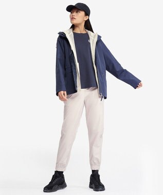 AIGLE GORE-TEX WINDSTOPPER ゴアテックスウインドストッパー 防風 透湿 フーデッドジャケット RP マウンテンパーカー ダークブルー