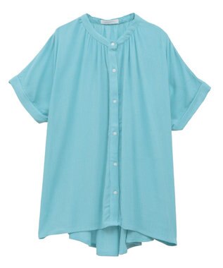 Green Parks Ｉ　レーヨンクレープブラウス Black