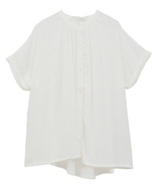 Green Parks Ｉ　レーヨンクレープブラウス Black