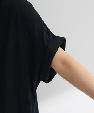 Green Parks Ｉ　レーヨンクレープブラウス Black