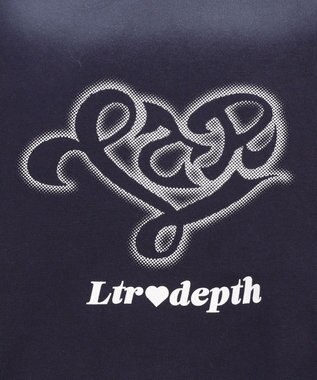 WEGO 【ユニセックス着用ITEM】ハートモチーフプルパーカー ネイビー