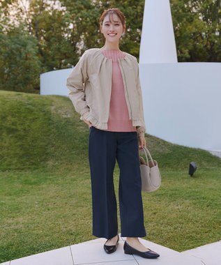 Tiaclasse 【ダブルクロス】ワイドパンツ ネイビー