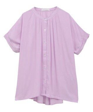 Green Parks Ｉ　レーヨンクレープブラウス Black