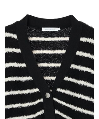 AMERICAN HOLIC モノトーンＶネックニットカーディガン Border