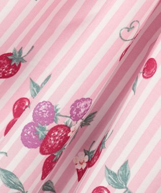 ANY KIDS 【WEB限定柄有】総柄 サマー ワンピース 【WEB限定】ピンク系イチゴ