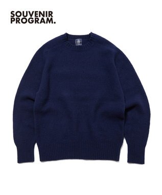 J.PRESS MEN 【J.PRESS ORIGINALS】【UNISEX】Shaggy Saddle Crew Neck Sweater