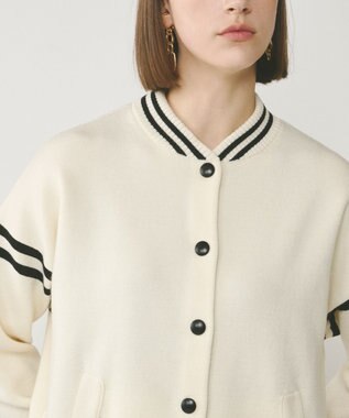 GRACE CONTINENTAL ニットスタジャン キナリ