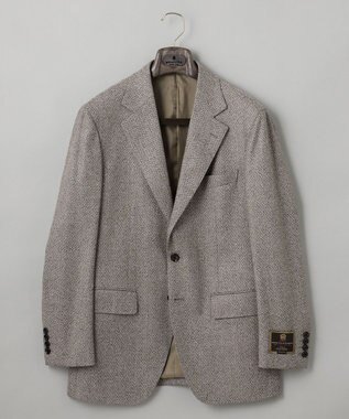 GOTAIRIKU 【DELFINO】ナポリジオメトリックツイード ジャケット_ブラウン ベージュ系8