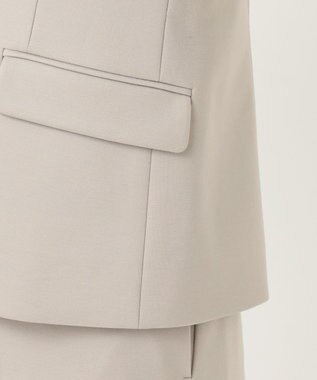 自由区 【Sサイズ有】360°FREEウォッシャブル テーラードジャケット ベージュ系