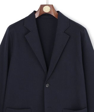 J.PRESS MEN 【WEB・一部店舗限定】シアサッカー カットジャケット ネイビー系