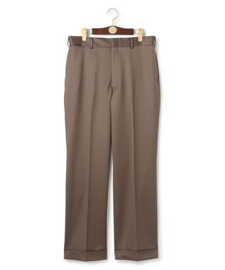 J.PRESS MEN 【J.PRESS ORIGINALS】Wool Satin Stretch New Piped Stem Slacks / Japan Made カーキ系
