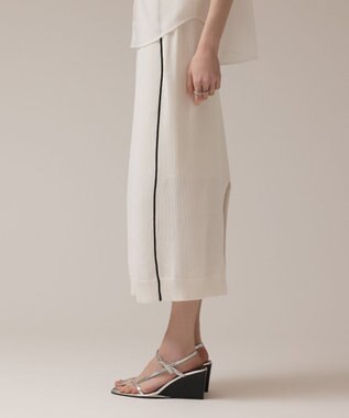 GRACE CONTINENTAL カノコニットスカート ホワイト