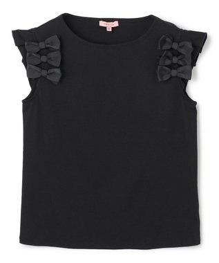 TOCCA BOW PARTY Tシャツ ブラック系